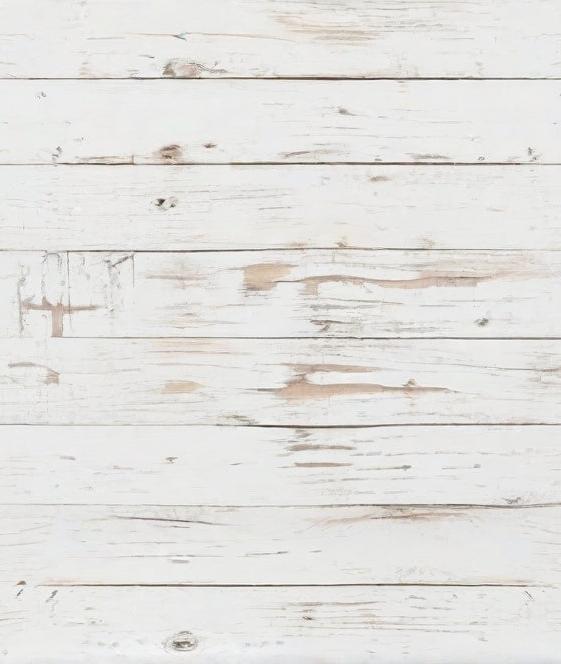 Papier peint imitation lambris blanc patiné
