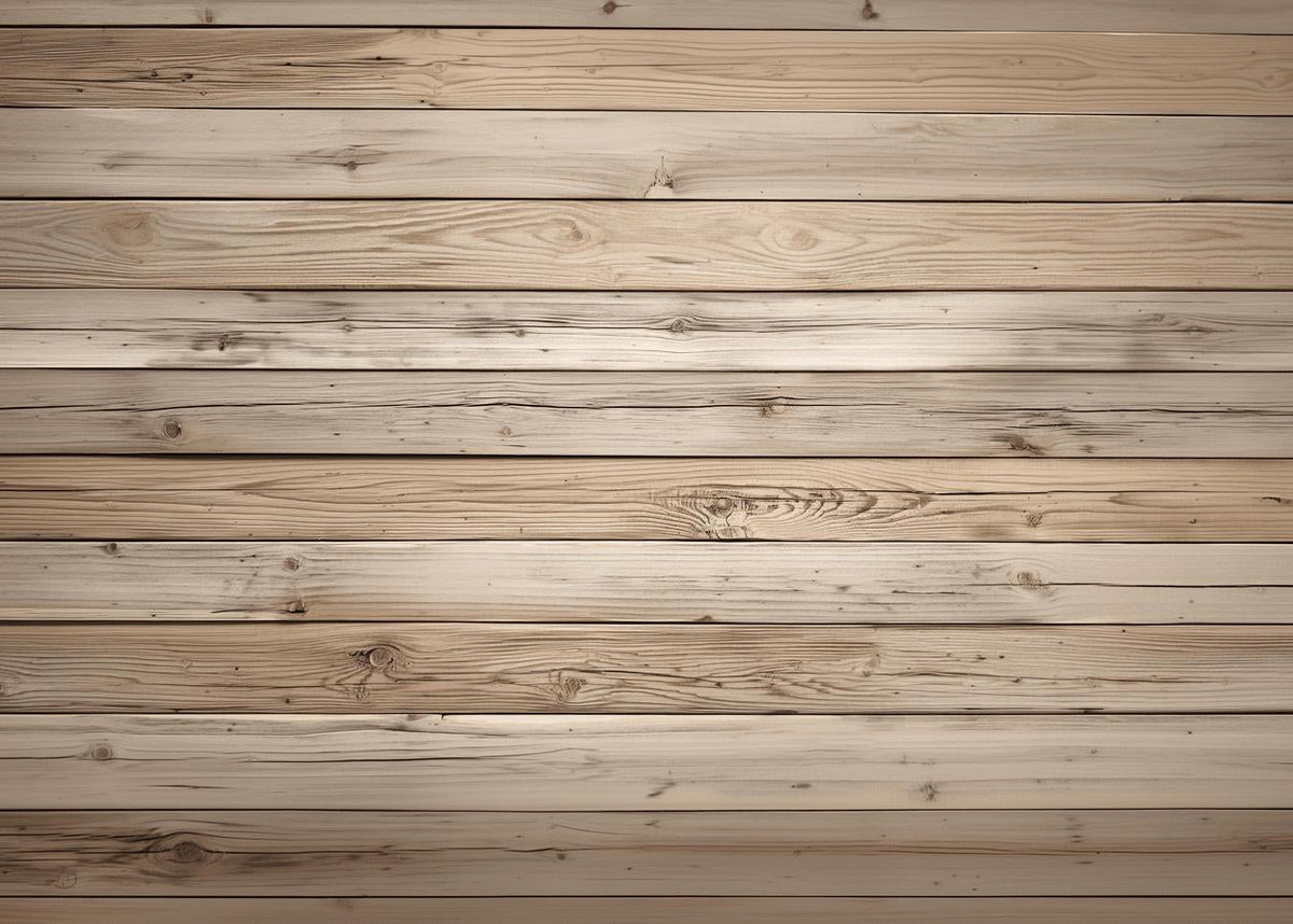Papier peint imitation bois clair planches fines