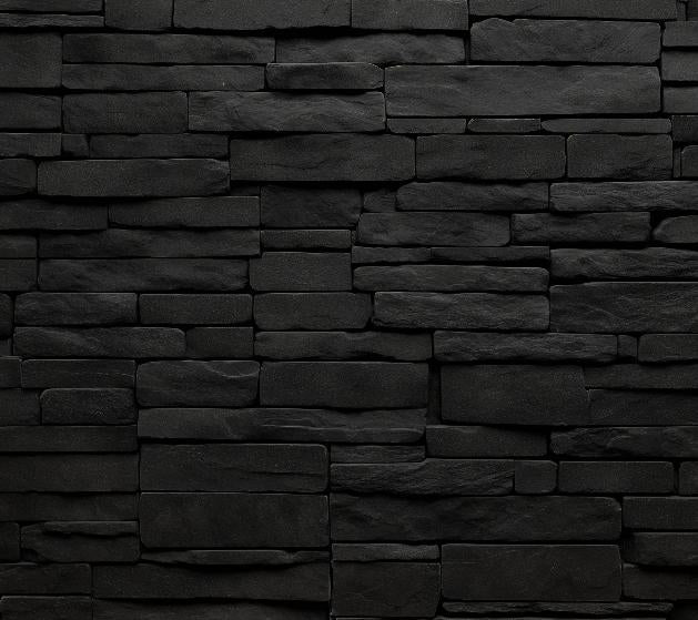 Papier peint imitation pierre noire
