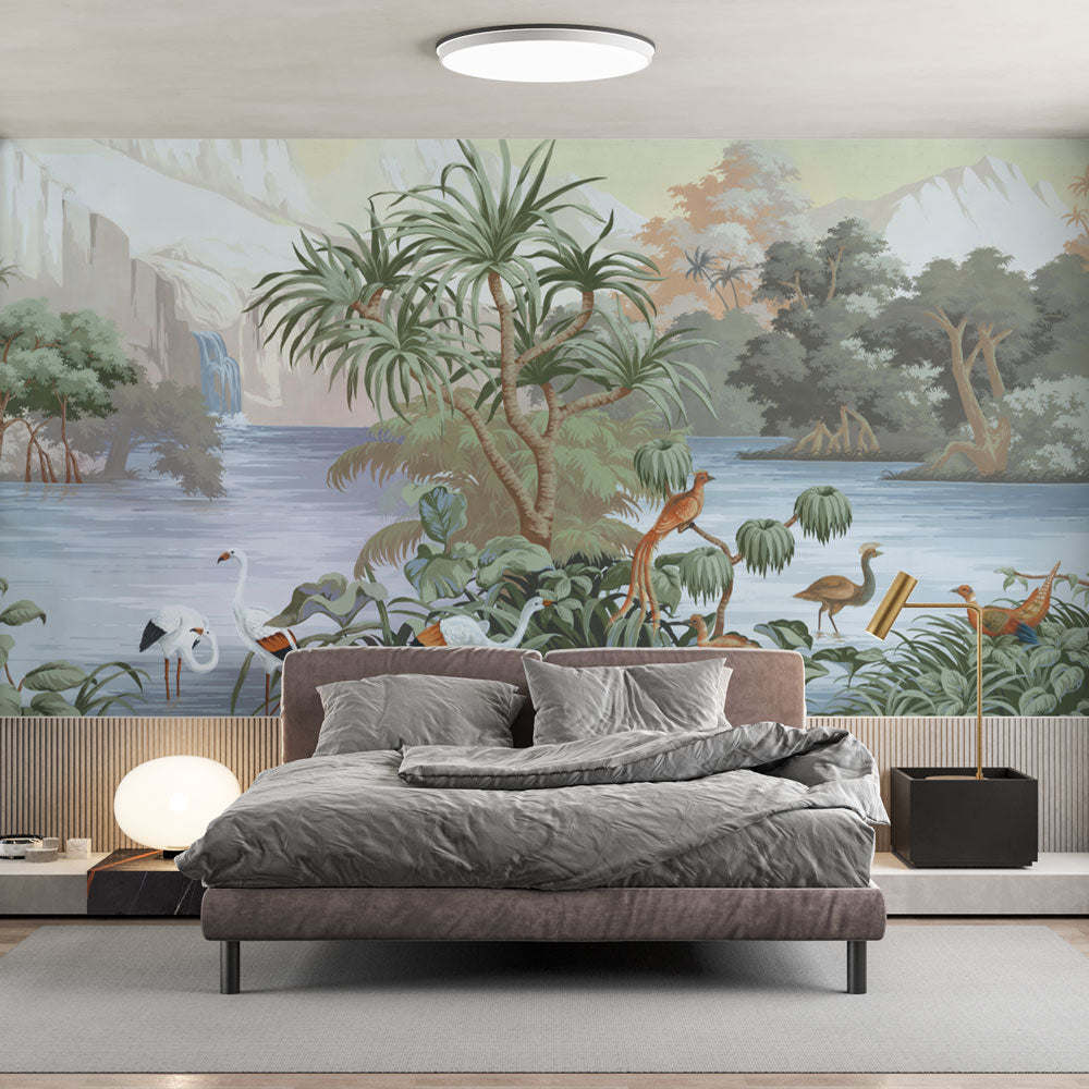 Papier peint tropical exotique
