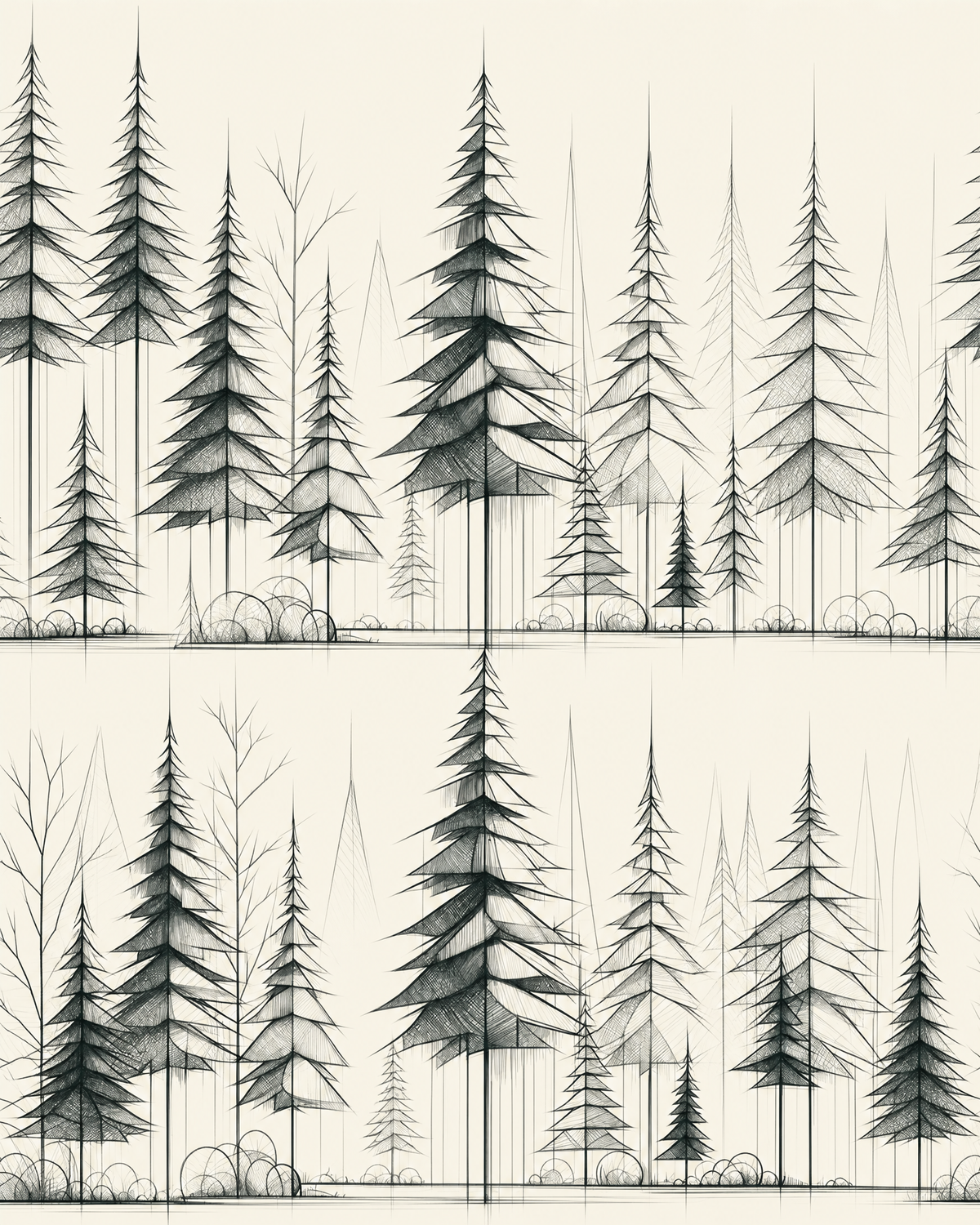 Papier peint arbre – vue 1