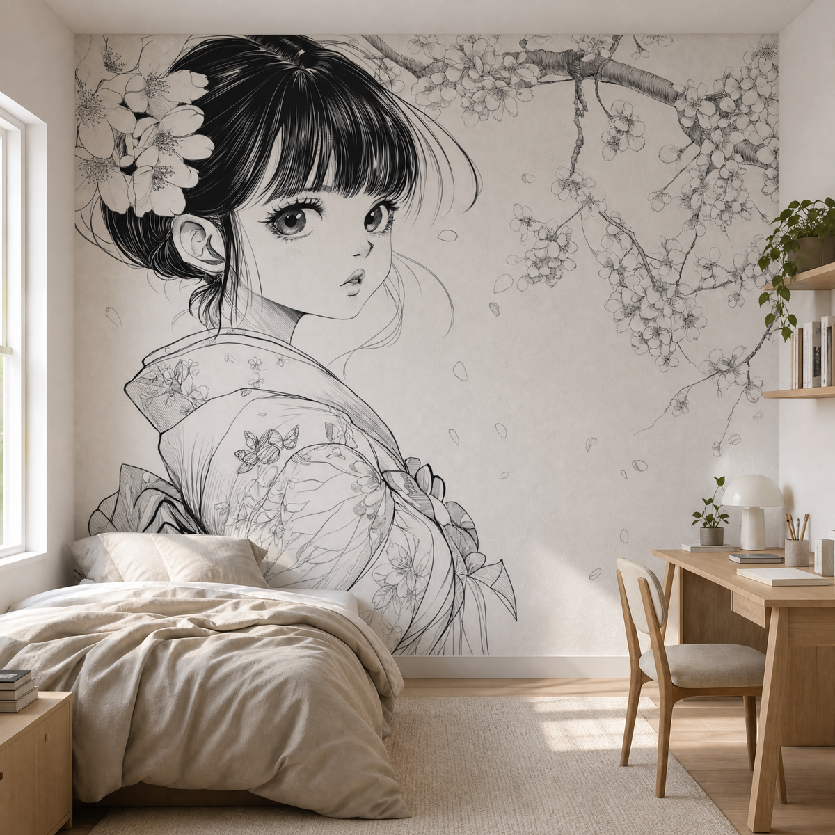 Papier peint manga – vue 1