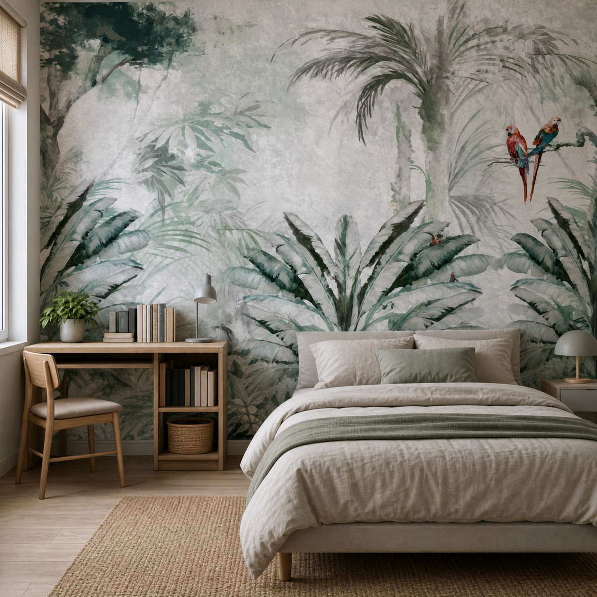 Papier peint jungle chic – vue 1
