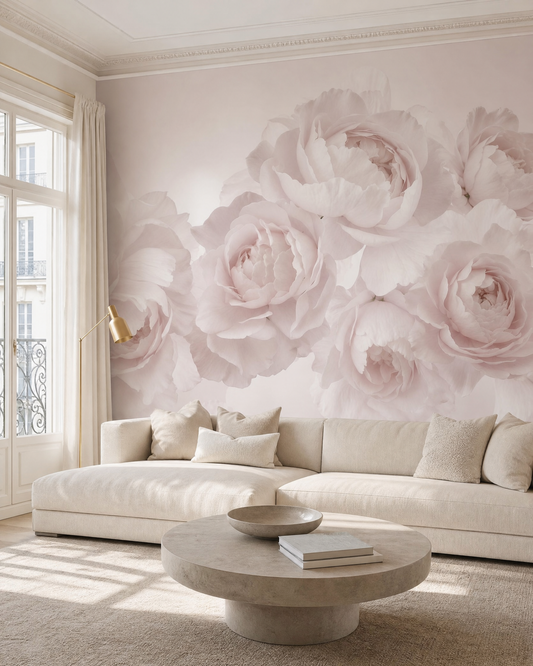 Papier peint grosses fleurs – vue 2
