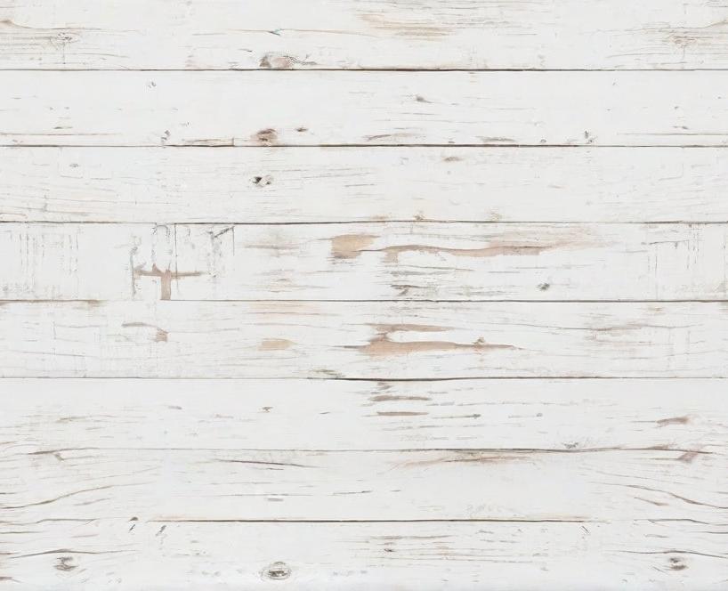 Papier peint imitation lambris blanc patiné