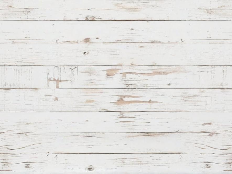 Papier peint imitation lambris blanc patiné