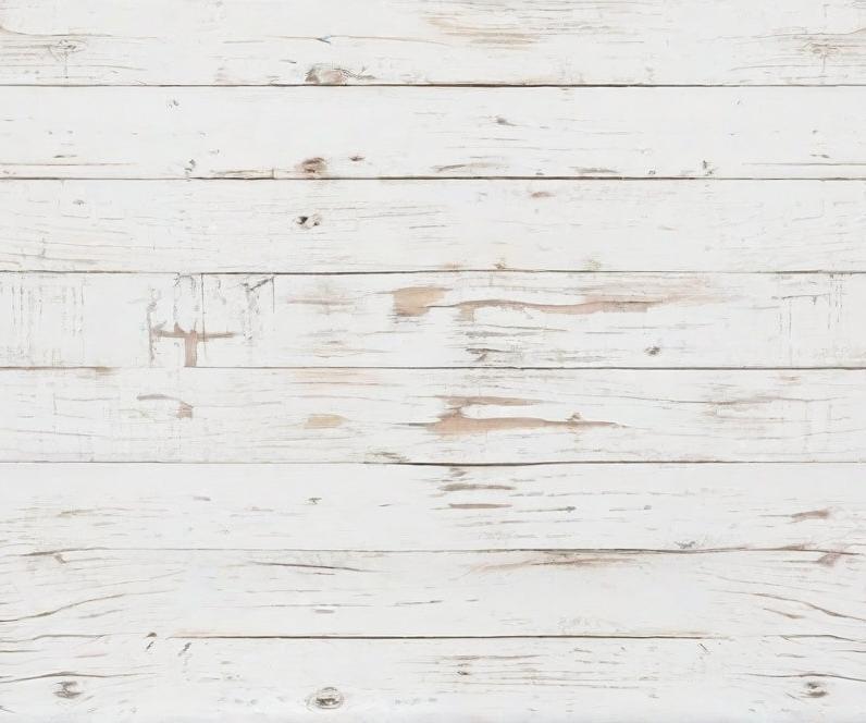 Papier peint imitation lambris blanc patiné