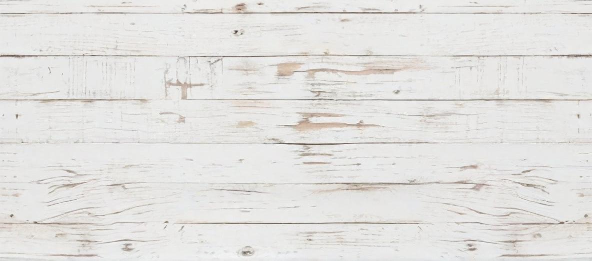 Papier peint imitation lambris blanc patiné