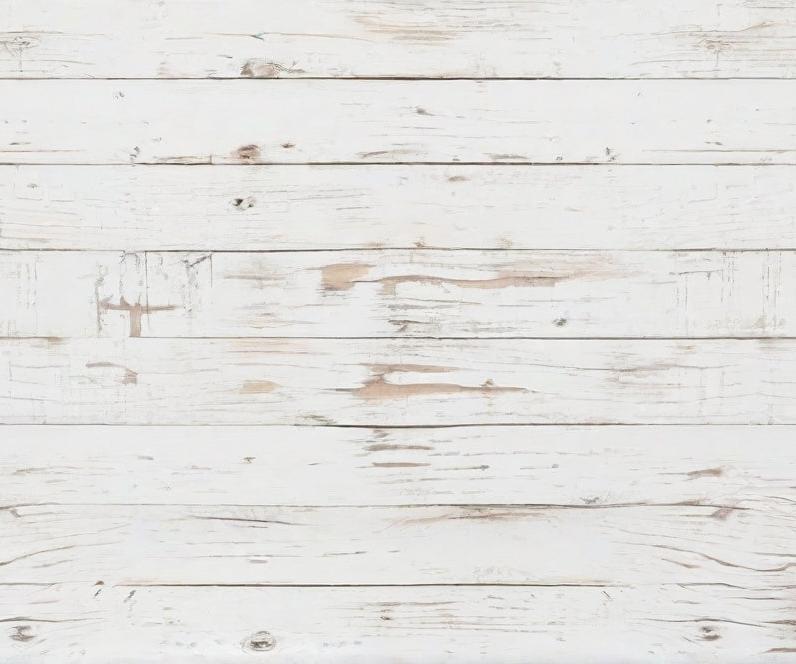 Papier peint imitation lambris blanc patiné