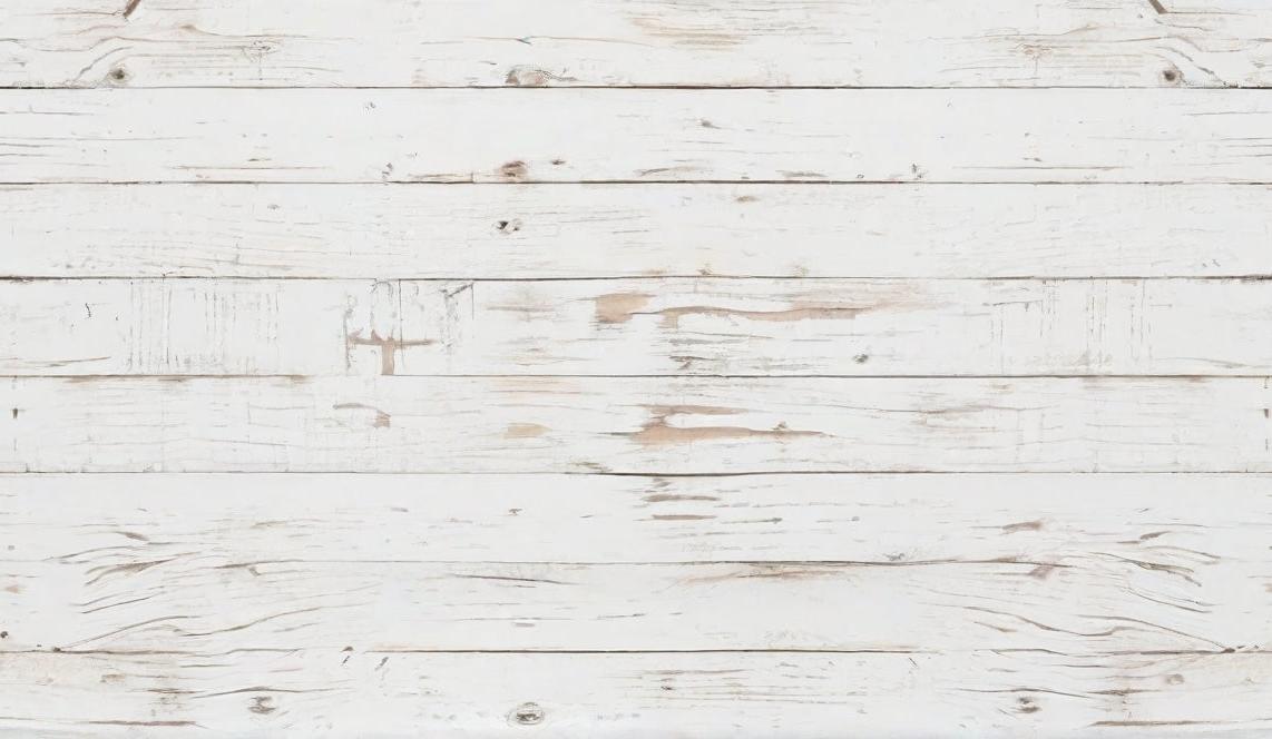 Papier peint imitation lambris blanc patiné