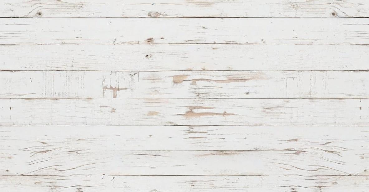 Papier peint imitation lambris blanc patiné