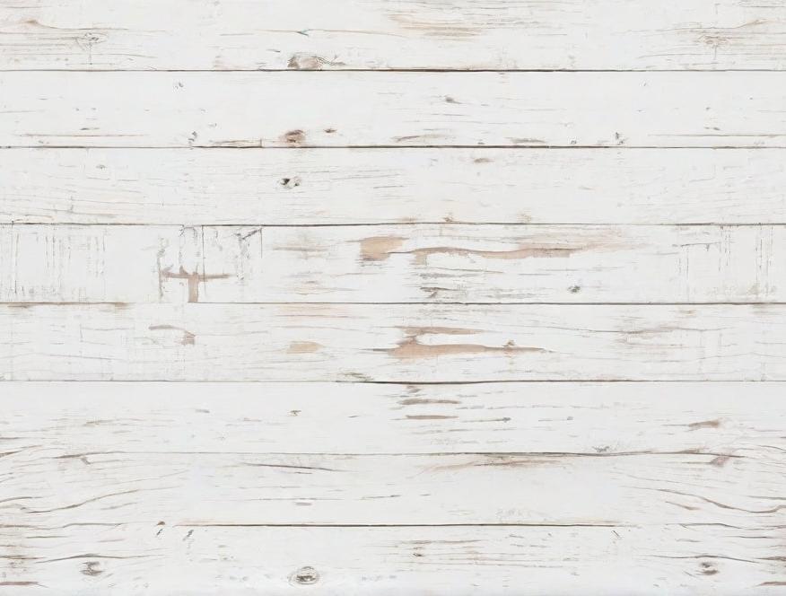 Papier peint imitation lambris blanc patiné