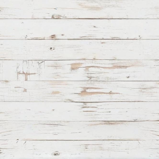 Papier peint imitation lambris blanc patiné