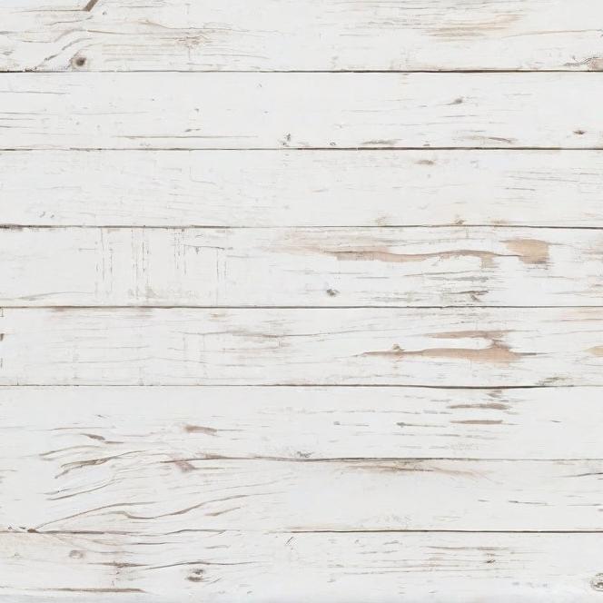 Papier peint imitation lambris blanc patiné