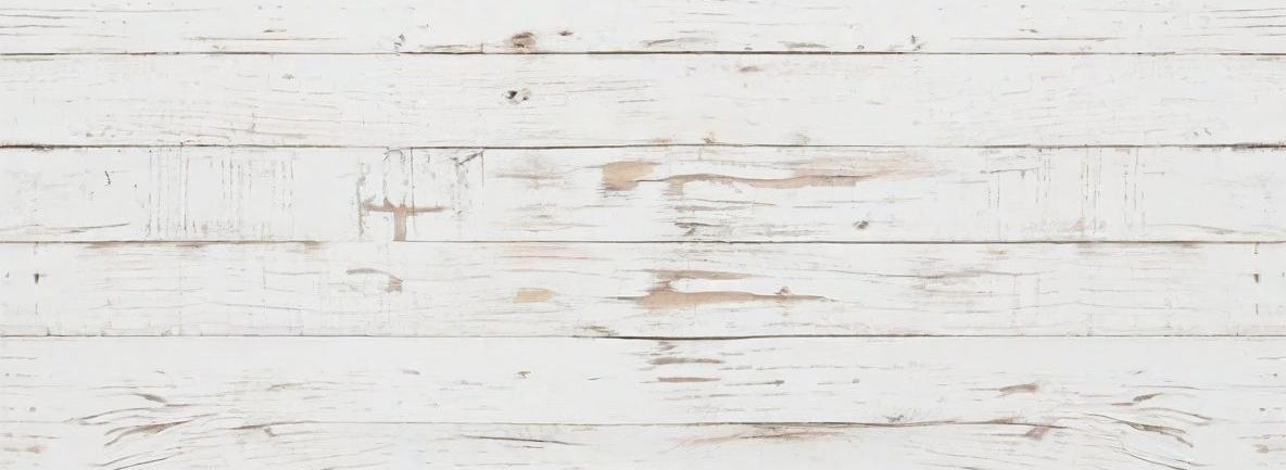 Papier peint imitation lambris blanc patiné