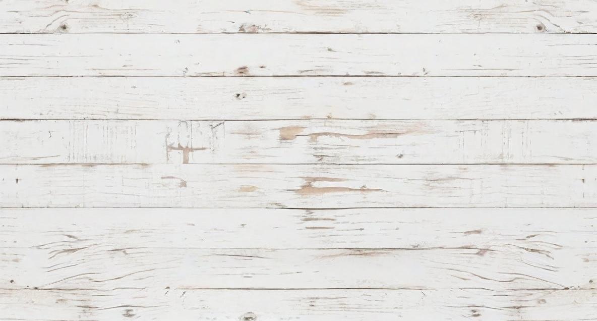 Papier peint imitation lambris blanc patiné
