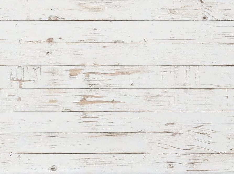 Papier peint imitation lambris blanc patiné