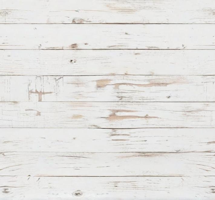 Papier peint imitation lambris blanc patiné