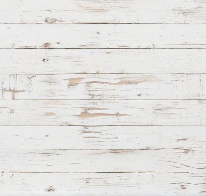 Papier peint imitation lambris blanc patiné