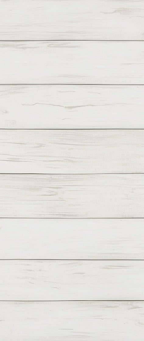 Papier peint imitation lambris blanc épuré