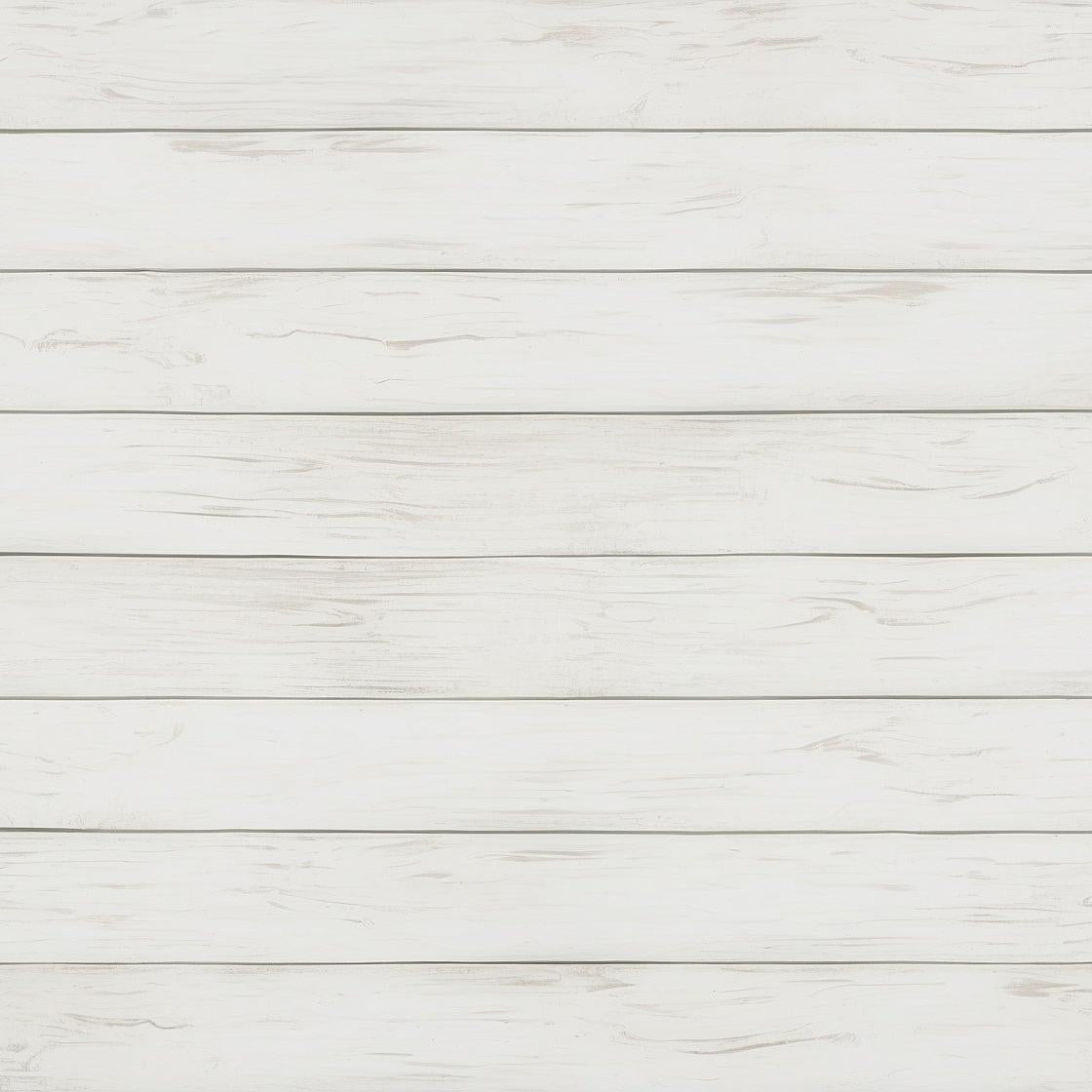 Papier peint imitation lambris blanc épuré