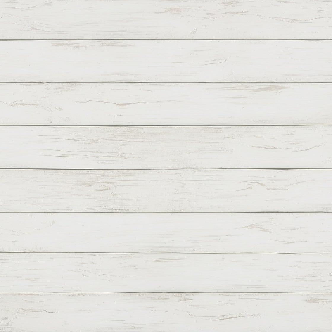 Papier peint imitation lambris blanc épuré