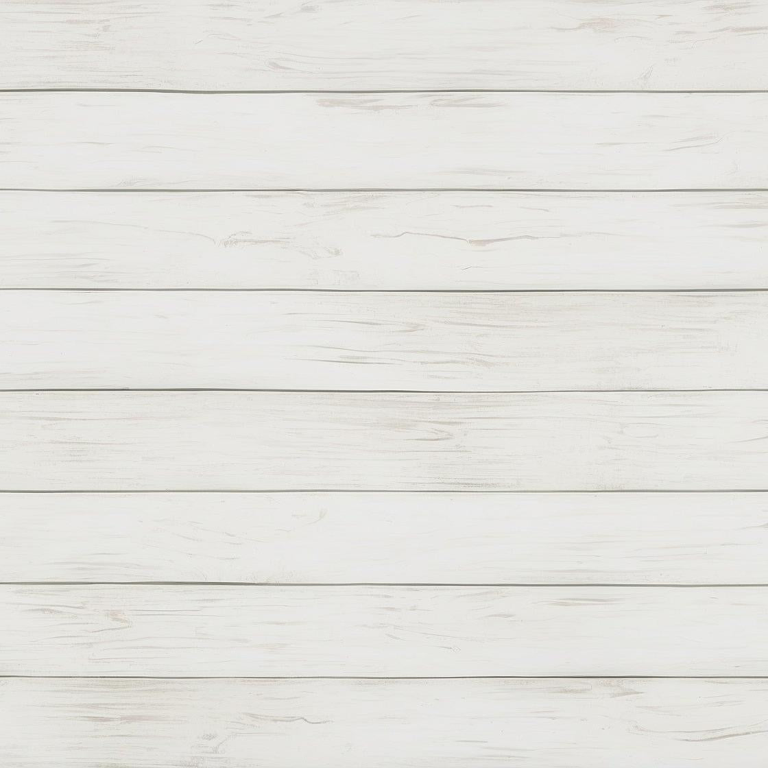 Papier peint imitation lambris blanc épuré