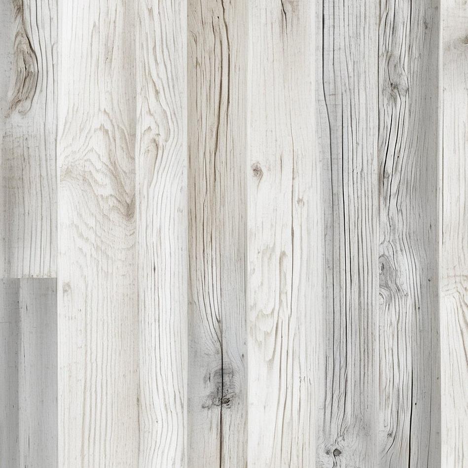 Papier peint imitation lambris blanc et gris