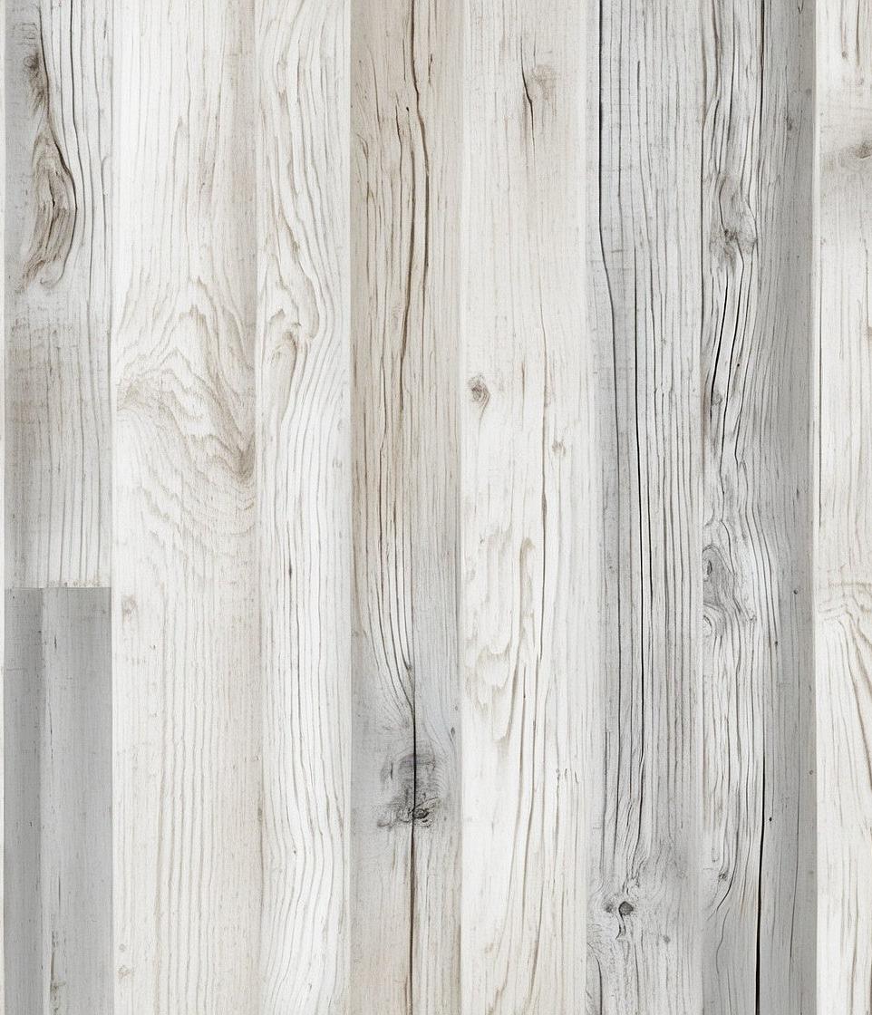 Papier peint imitation lambris blanc et gris