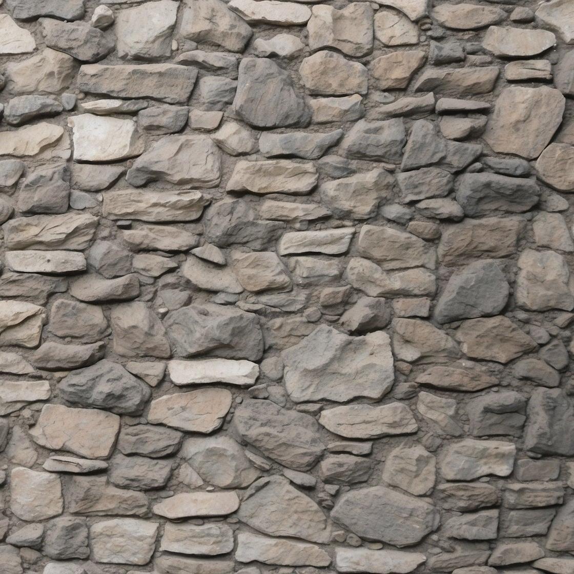 Papier peint imitation parement pierre gris
