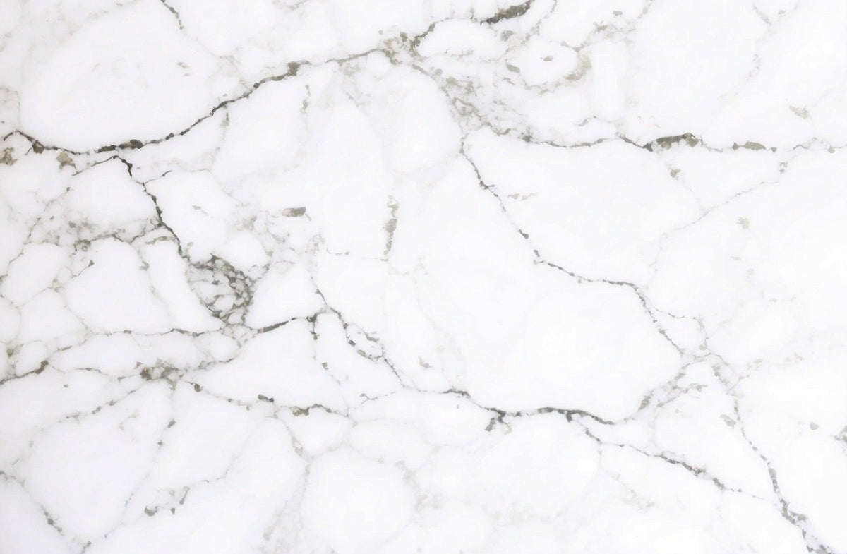 Papier peint marbre blanc veiné noir