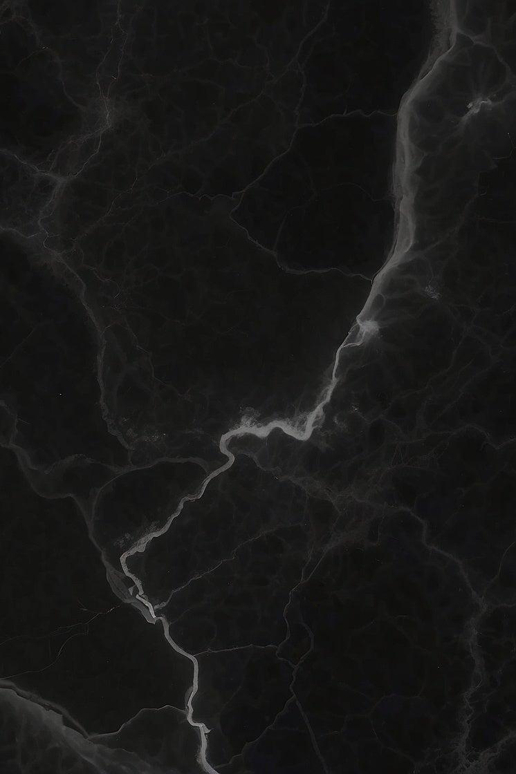 Papier peint marbre noir veiné blanc