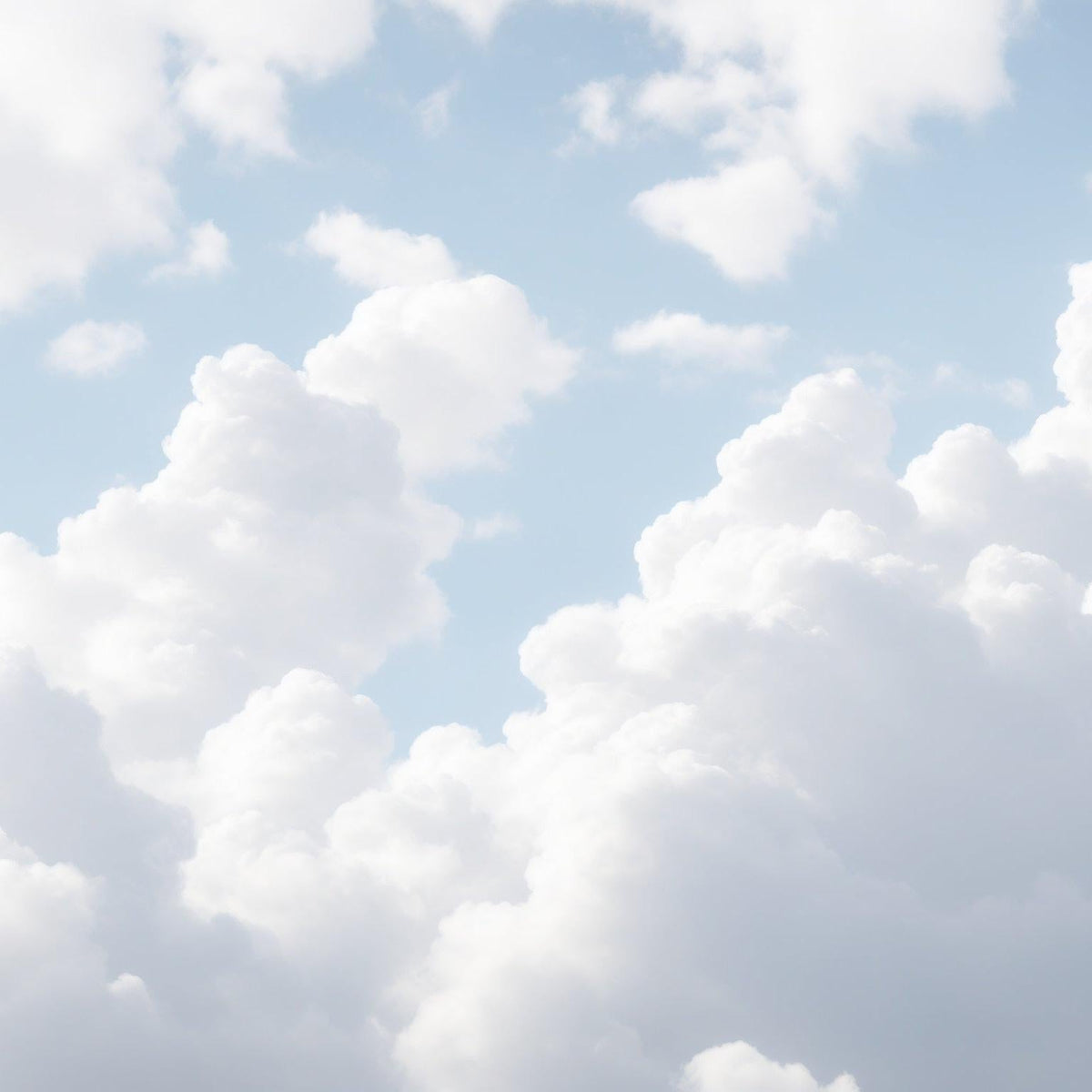 Papier peint nuages ciel bleu