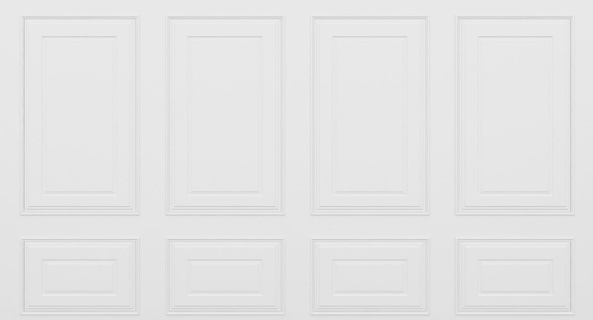 Papier peint imitation boiserie haussmannienne