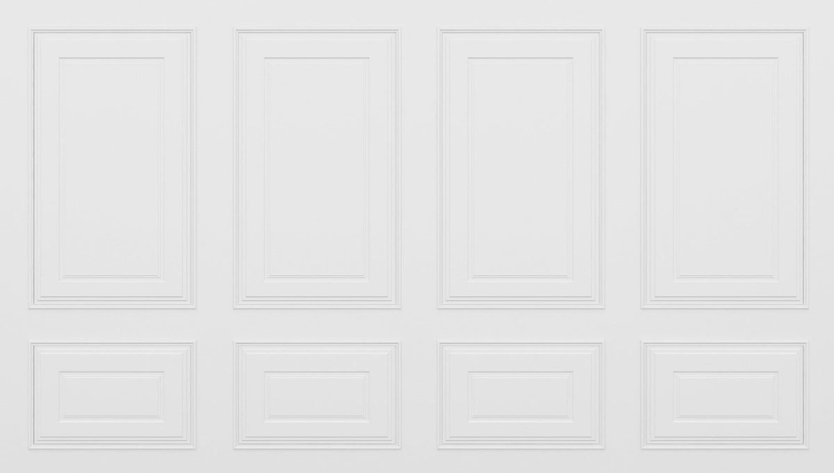 Papier peint imitation boiserie haussmannienne