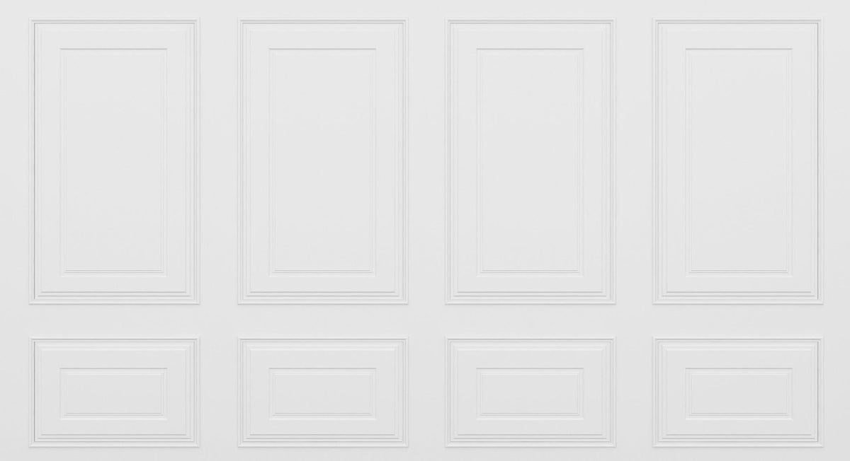 Papier peint imitation boiserie haussmannienne