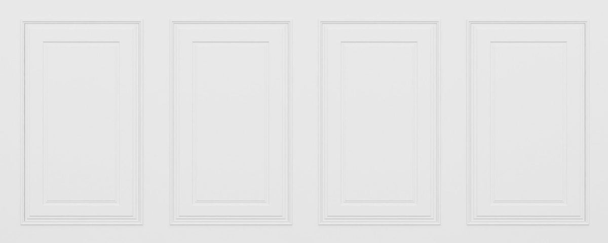 Papier peint imitation boiserie haussmannienne