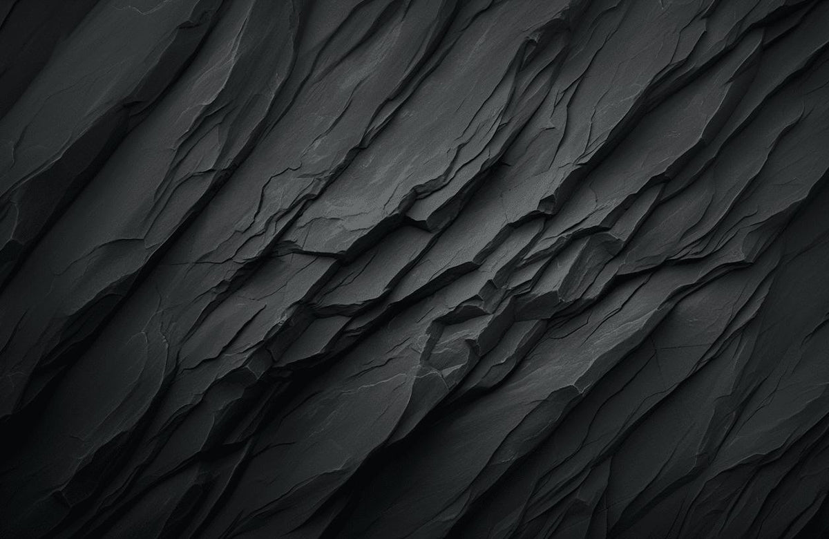 Papier peint imitation ardoise effet brut