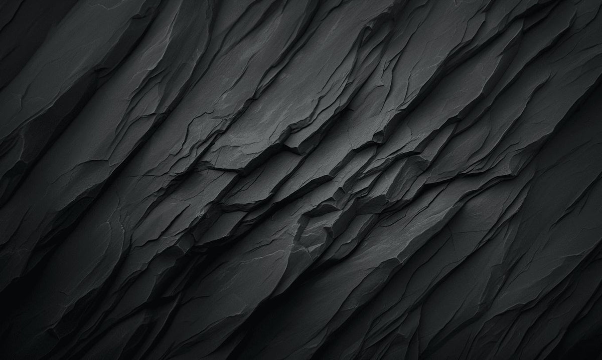 Papier peint imitation ardoise effet brut