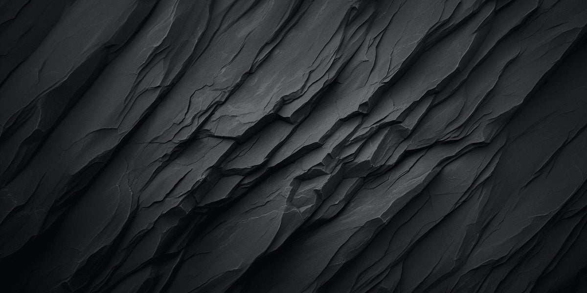 Papier peint imitation ardoise effet brut