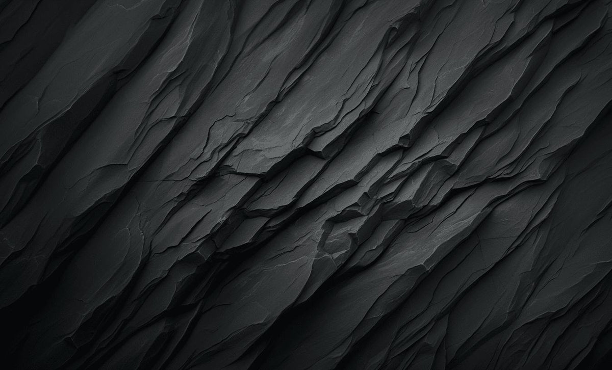 Papier peint imitation ardoise effet brut