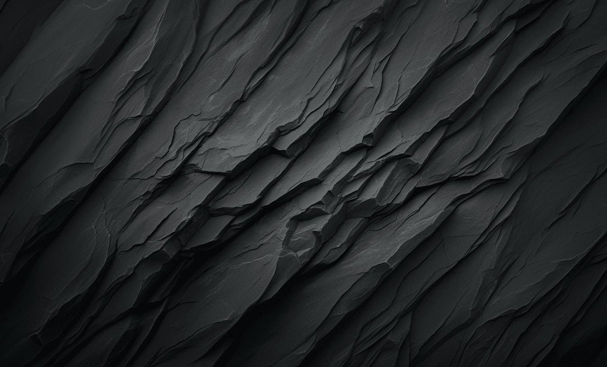 Papier peint imitation ardoise effet brut