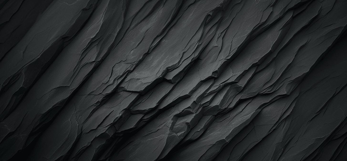 Papier peint imitation ardoise effet brut