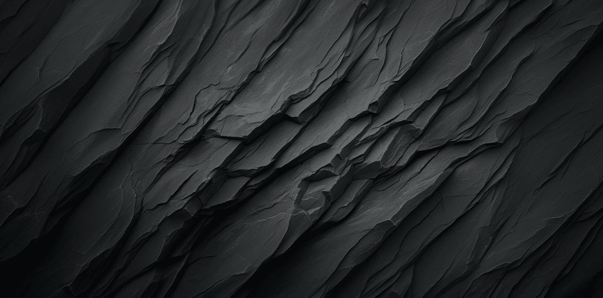 Papier peint imitation ardoise effet brut