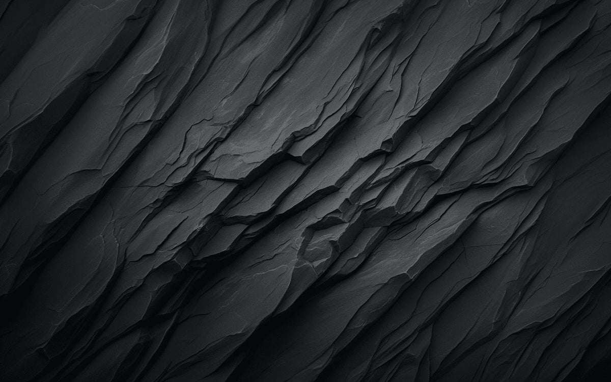 Papier peint imitation ardoise effet brut