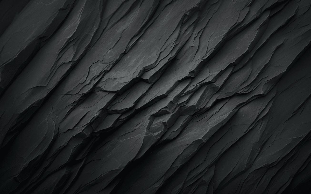 Papier peint imitation ardoise effet brut