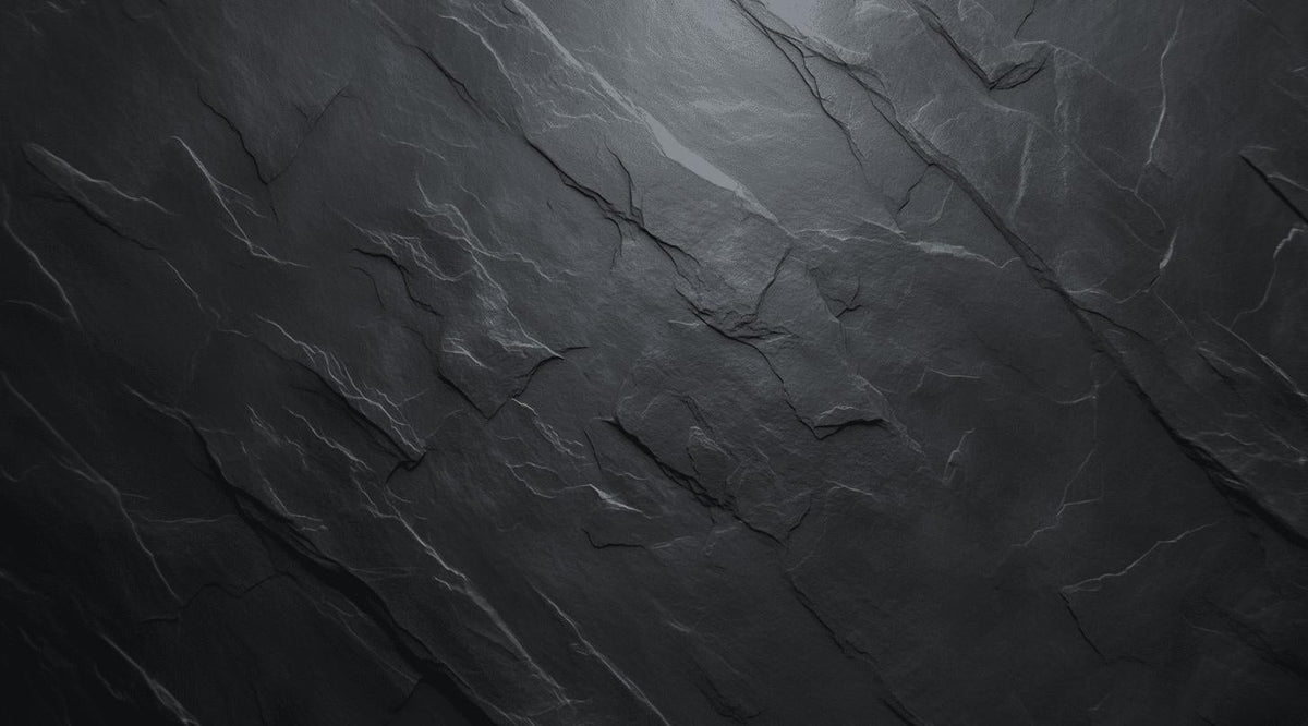 Papier peint imitation ardoise gris foncé