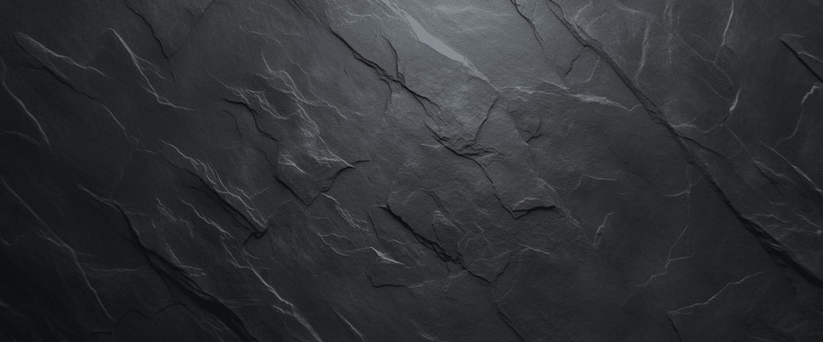 Papier peint imitation ardoise gris foncé