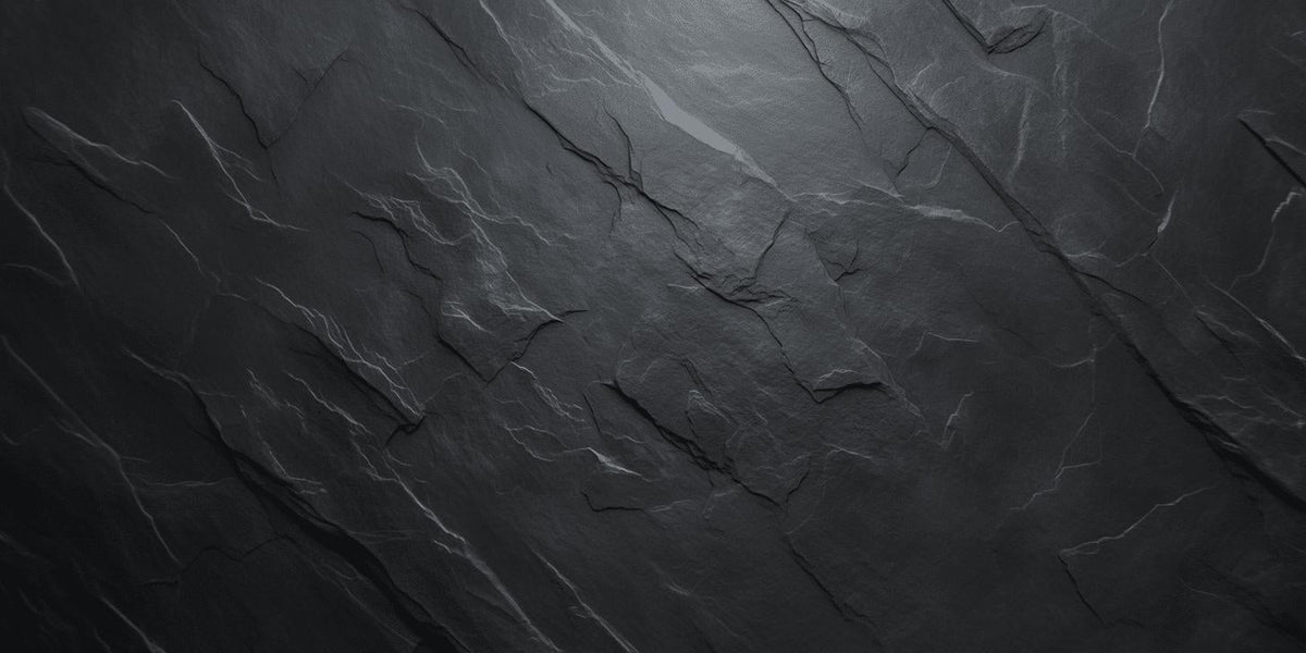Papier peint imitation ardoise gris foncé