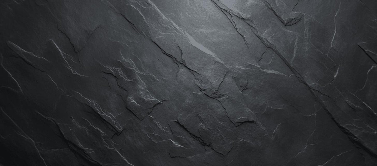 Papier peint imitation ardoise gris foncé